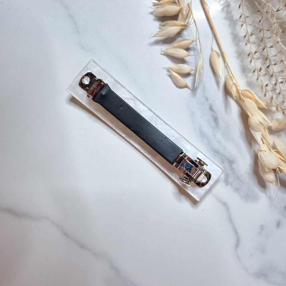 Hair Barrettes spenna - Beige