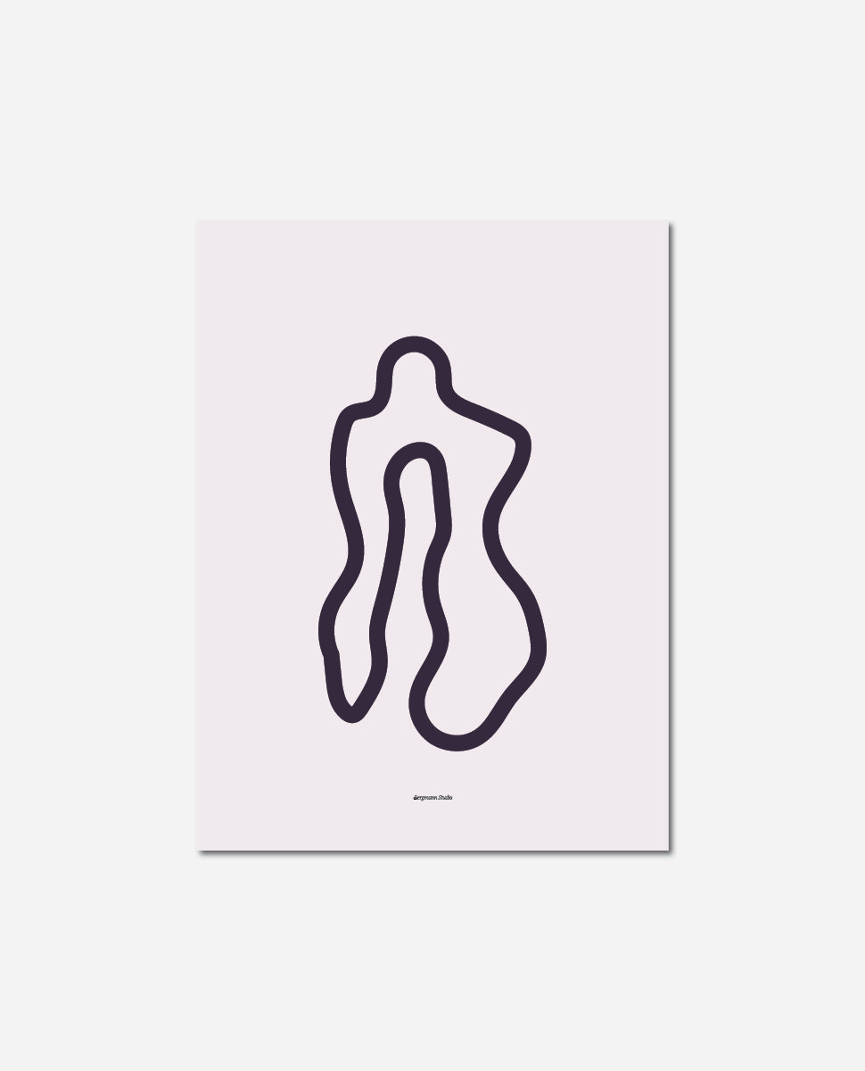 Bold Line Abstract Plakat