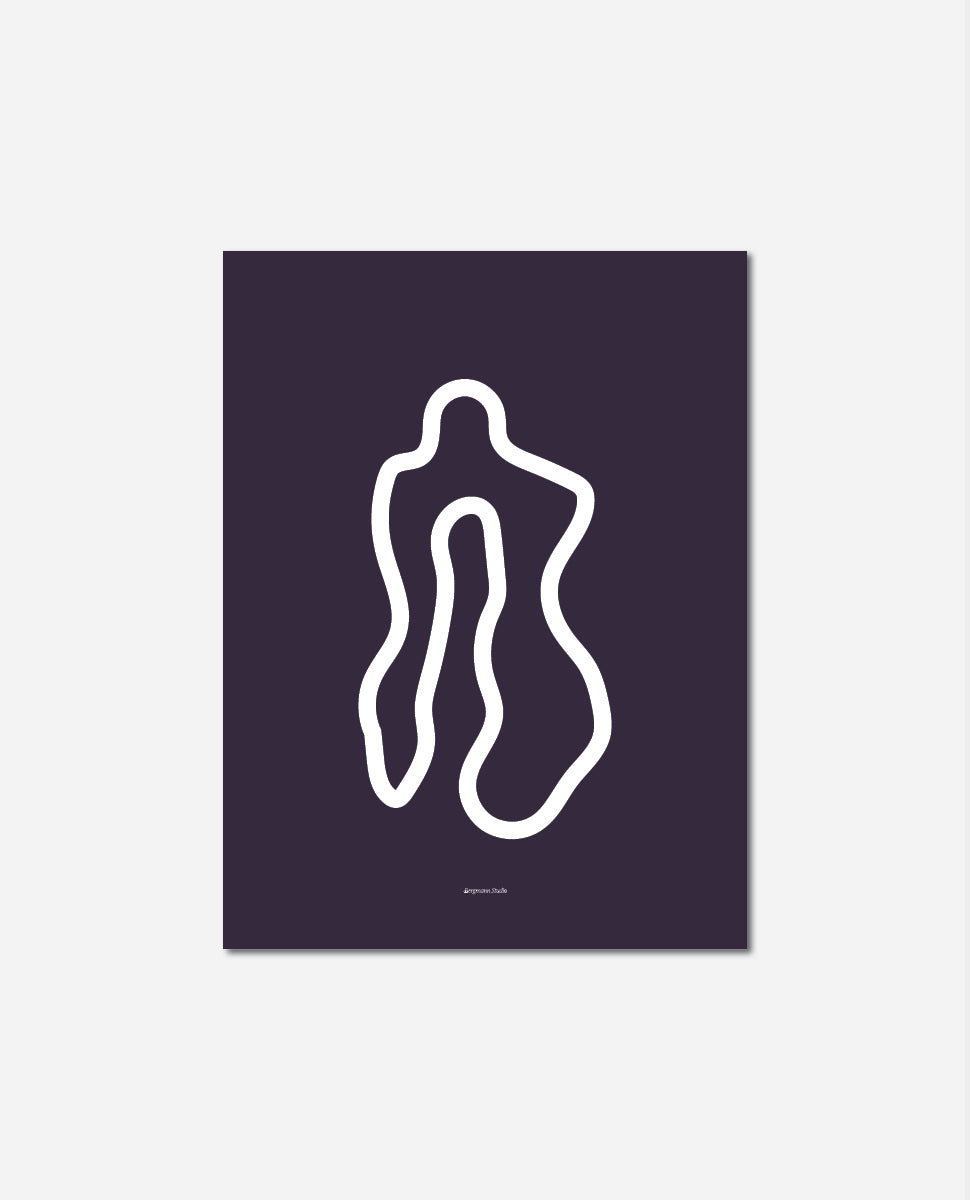Bold Line Abstract Plakat