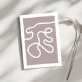 Tangled Line Abstract Plakat
