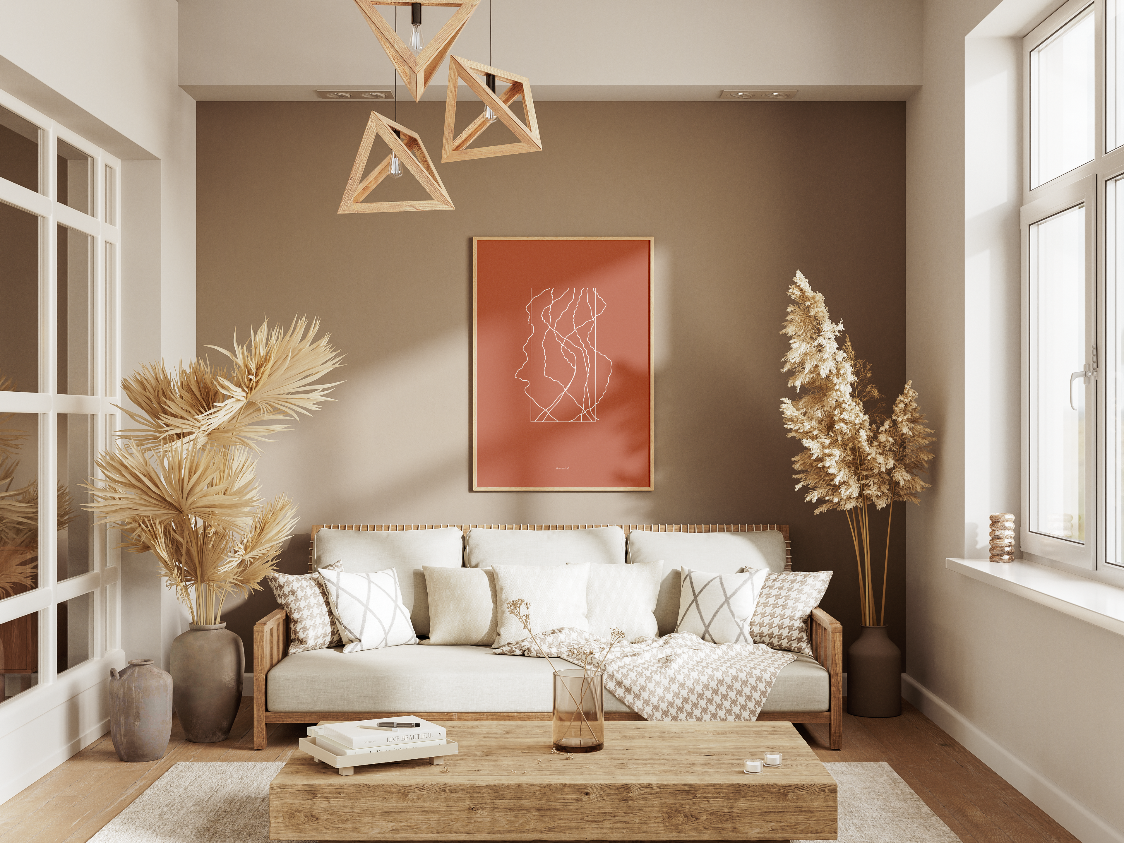 BEYO Line Abstract Plakat