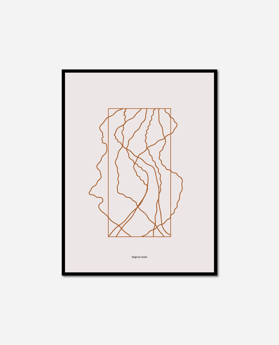 BEYO Line Abstract Plakat