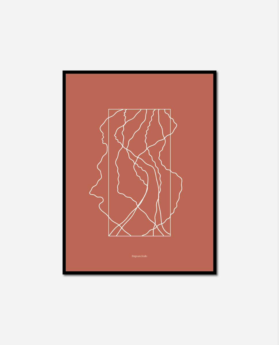 BEYO Line Abstract Plakat