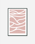 Wavy Line Abstract Plakat
