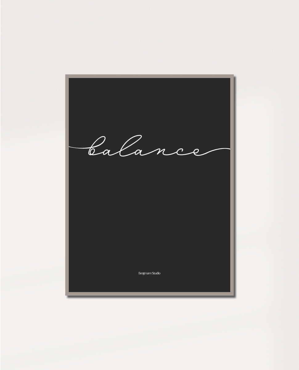 Balance Plakat